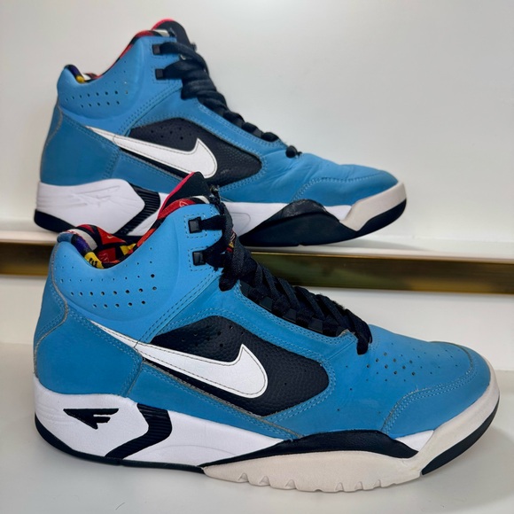 Pippen Era Vibe Nike Air Flight Lite Mid Hoops Pack Electric Inner Pop Men 8.5 - Picture 2 of 16